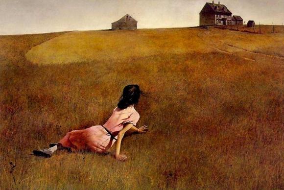 Andrew Wyeth.Christina's World.Pintura